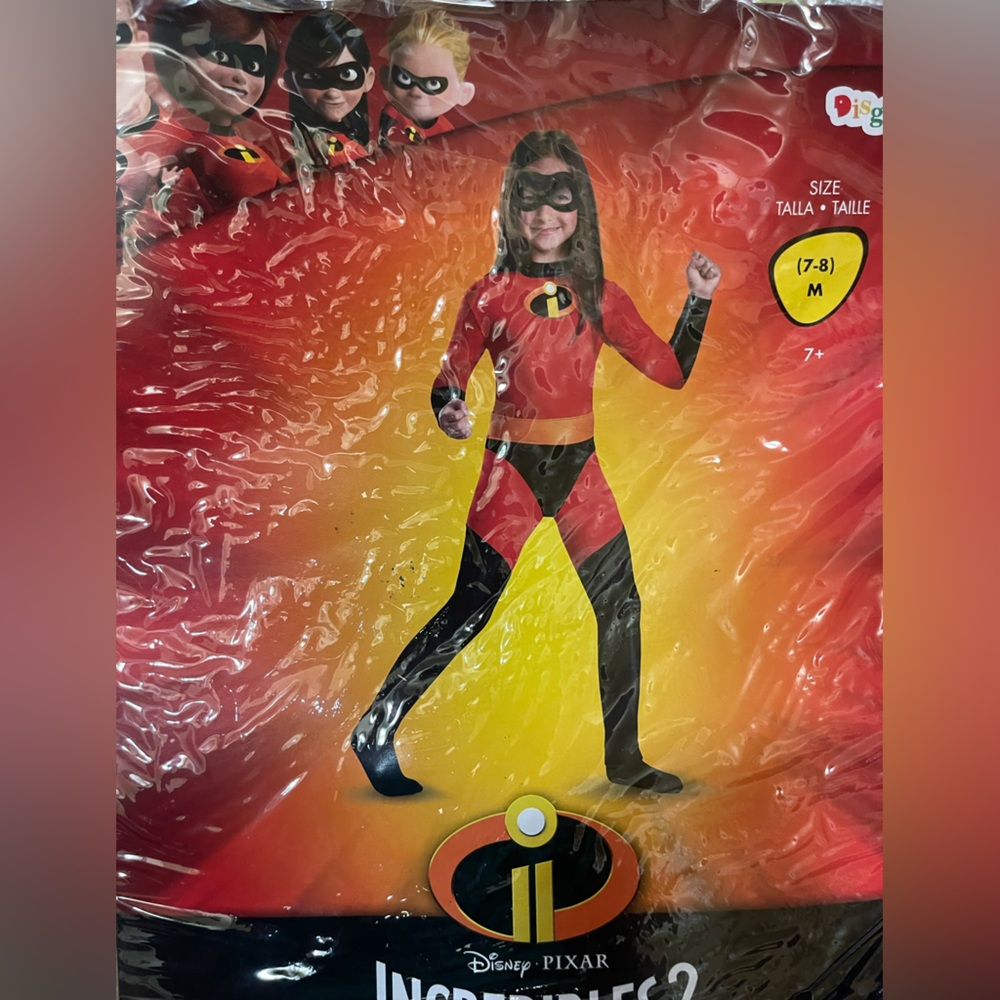 Girls 7-8 incredibles costume